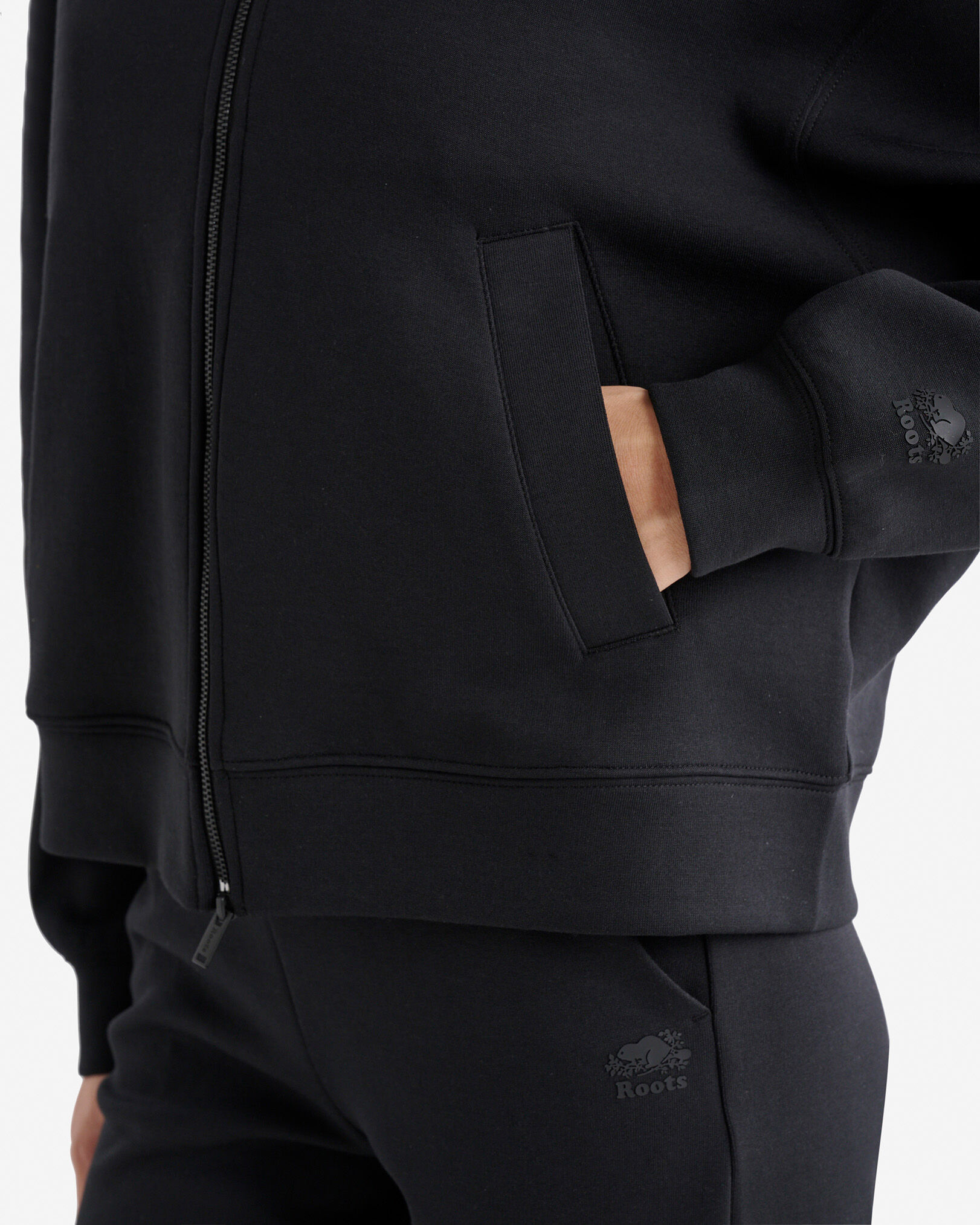 Recover Essential Interlock Full Zip Hoodie