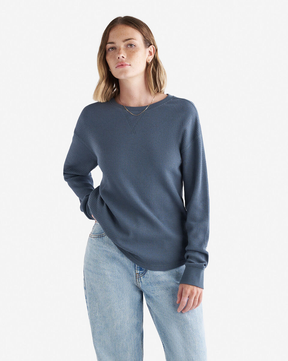 Waffle Long Sleeve Top