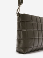 Pochette bouffante carrée à bandoulière