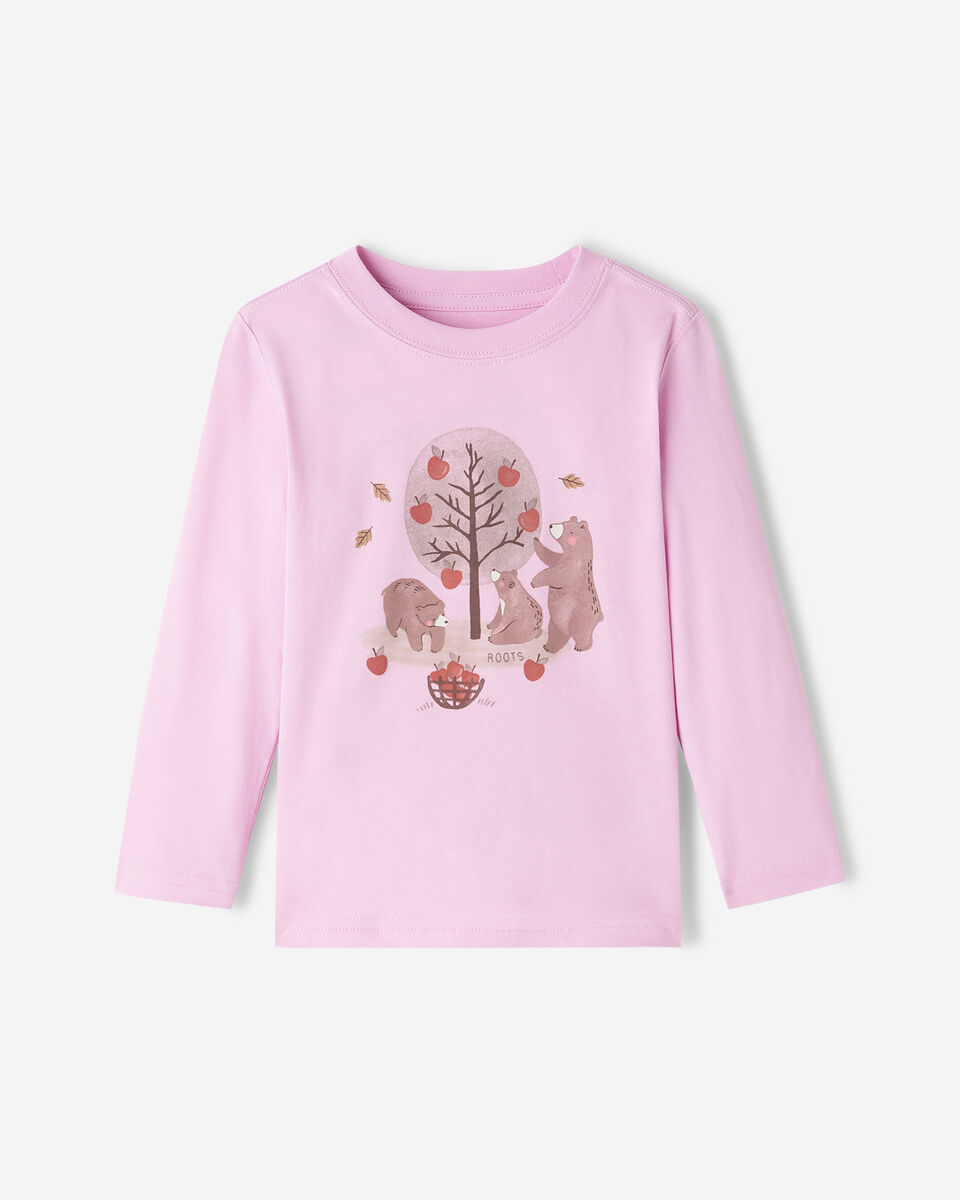 T-shirt &agrave; manches longues Ours douillet pour tout-petits