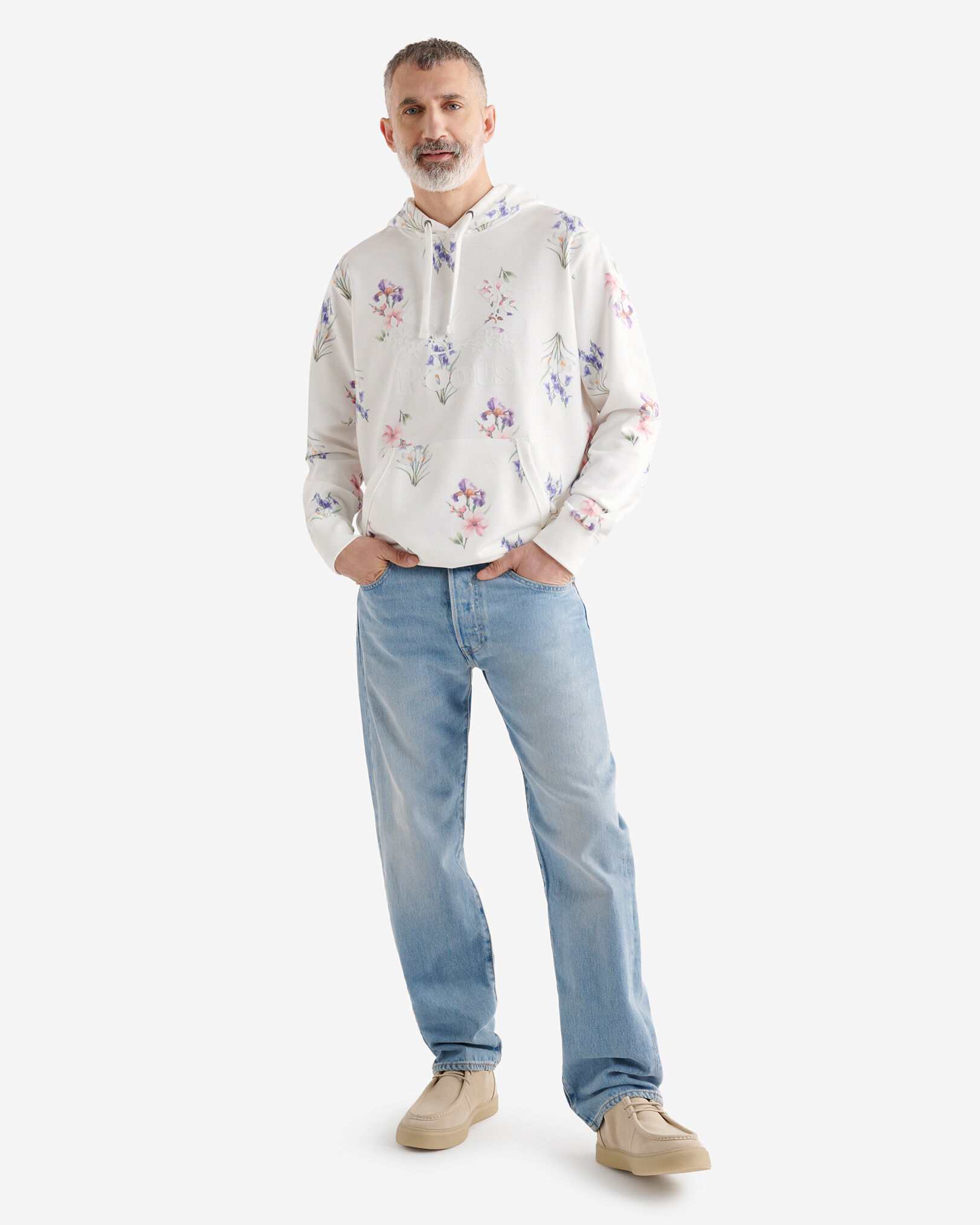 Original Floral Kanga Hoodie