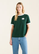 Womens Organic Relaxed Cooper Ringer T-shirt