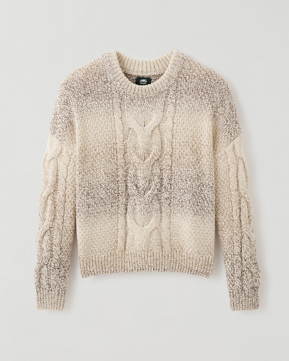 Snowy Fox Ombre Sweater