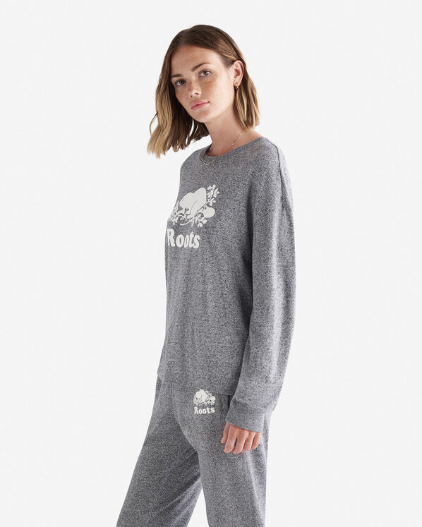 T-shirt à manches longues en coton bio Cooper pour femme