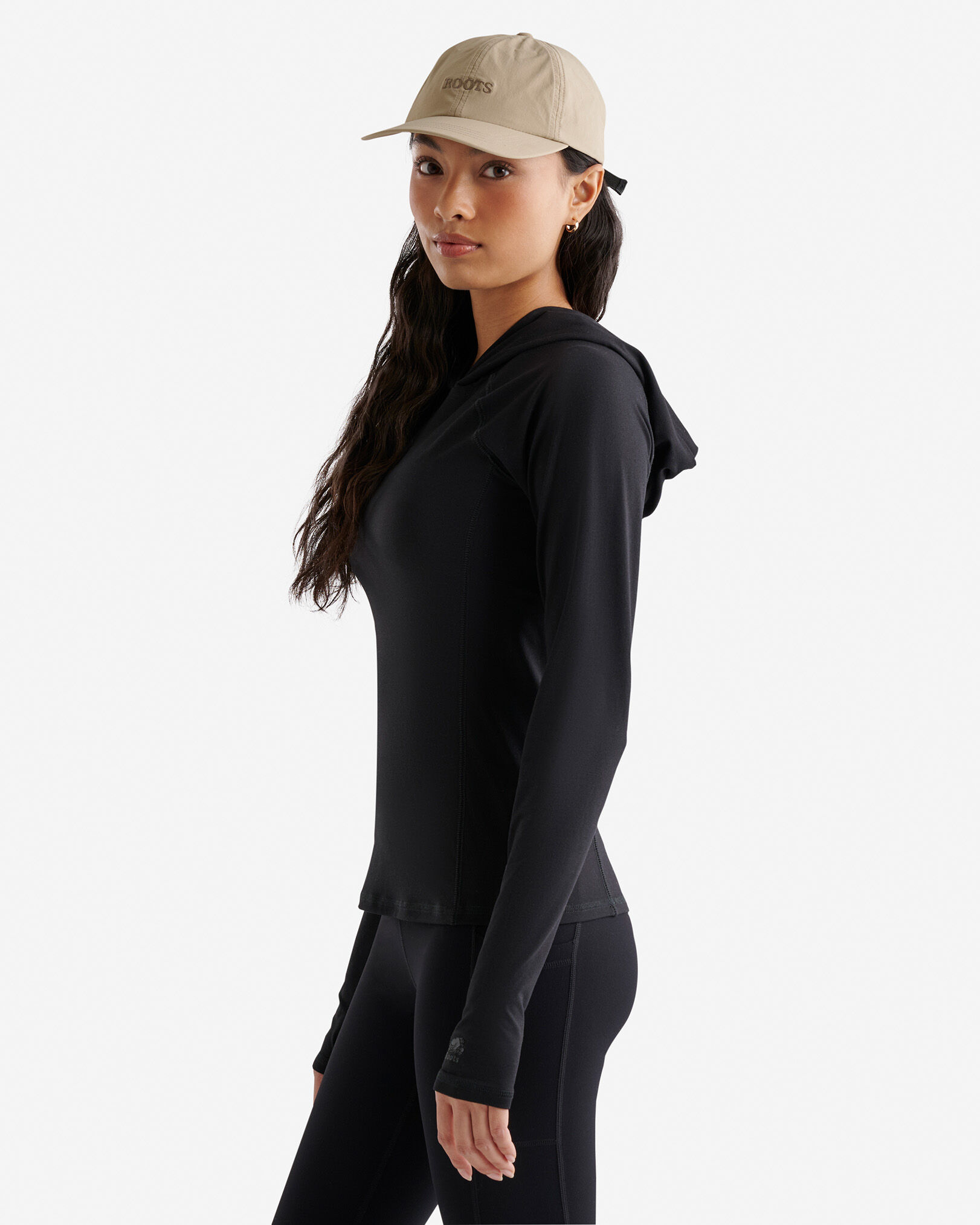 Renew Hooded Long Sleeve Top