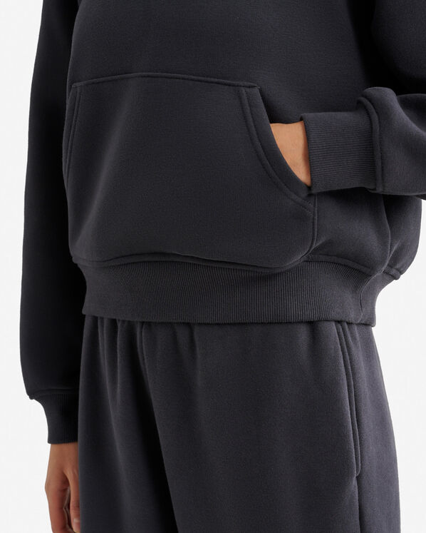 Chandail &agrave; capuchon en molleton nuage