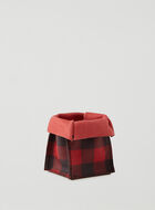 Park Plaid Small Basket Cervino