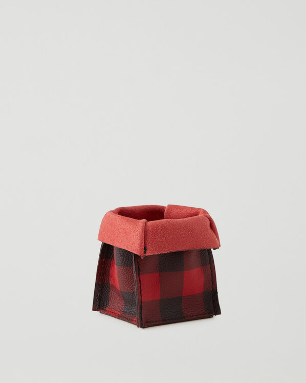 Park Plaid Small Basket Cervino