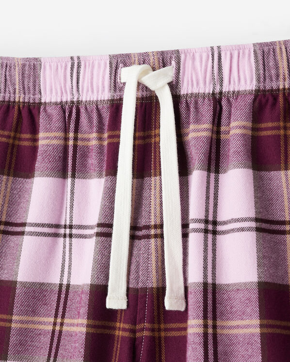 Short de pyjama &agrave; carreaux pour femme