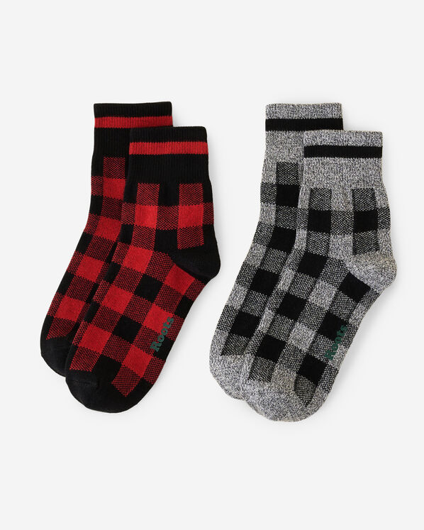 Adult Park Plaid Sock 2 Pack