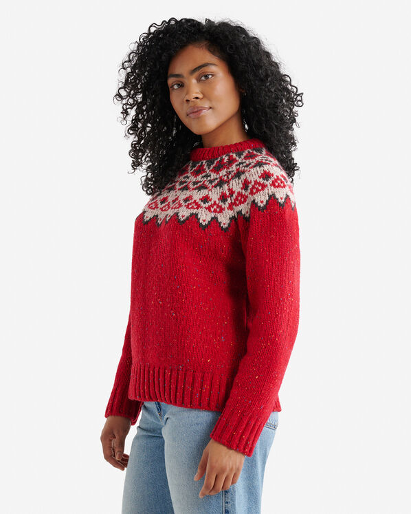 Oversized Fair Isle Sweater