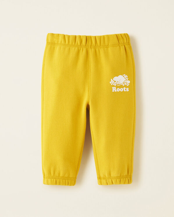 Pantalon original en molleton de coton bio pour bébés