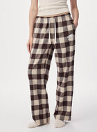 Pantalon de pyjama &agrave; carreaux pour femme