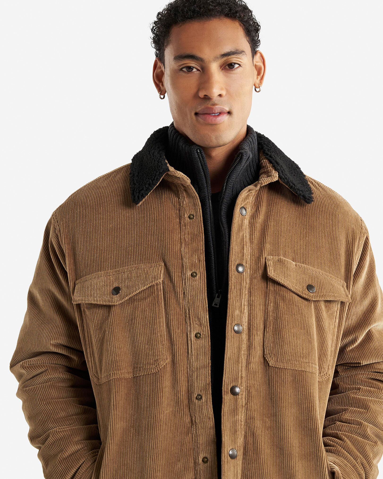 Cord Fleece Lined Jacket
