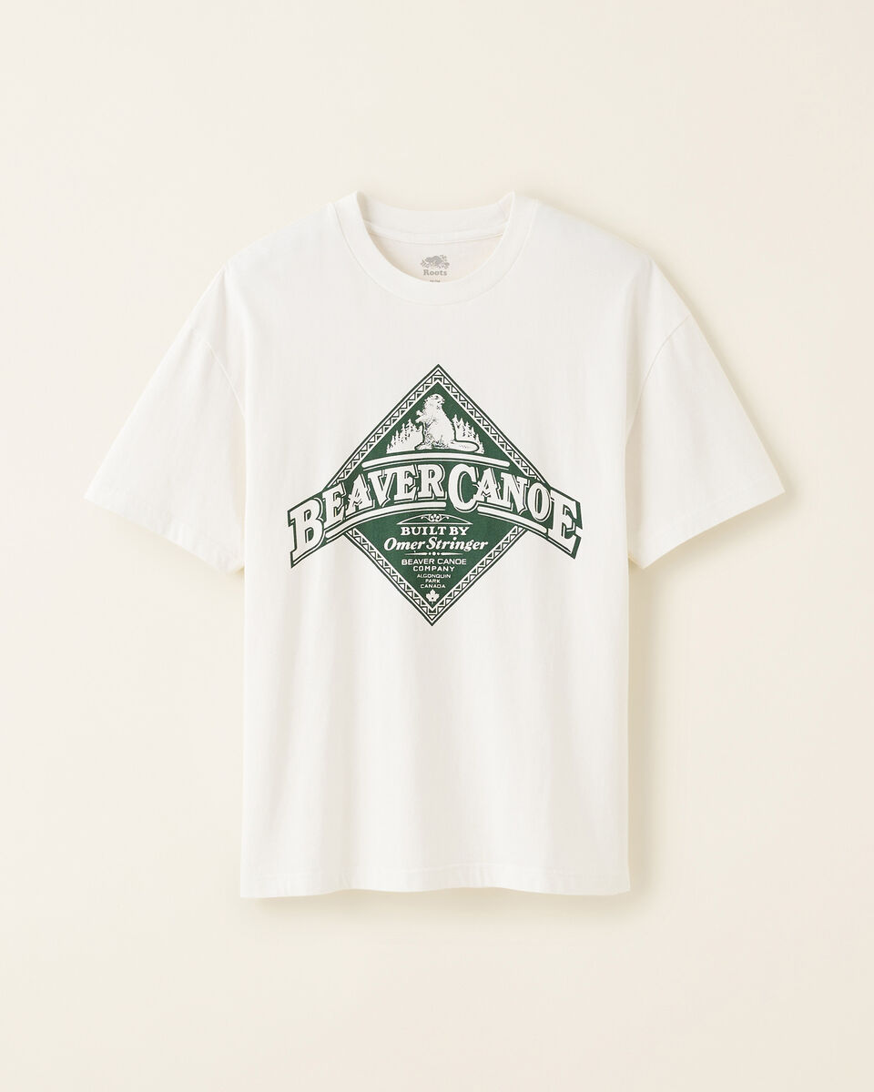 Mens Beaver Canoe Relaxed T-shirt