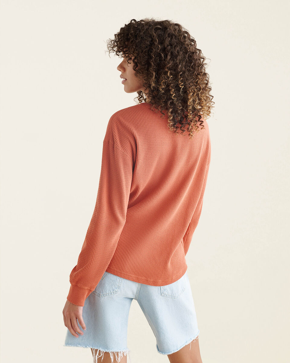 Waffle Long Sleeve Top