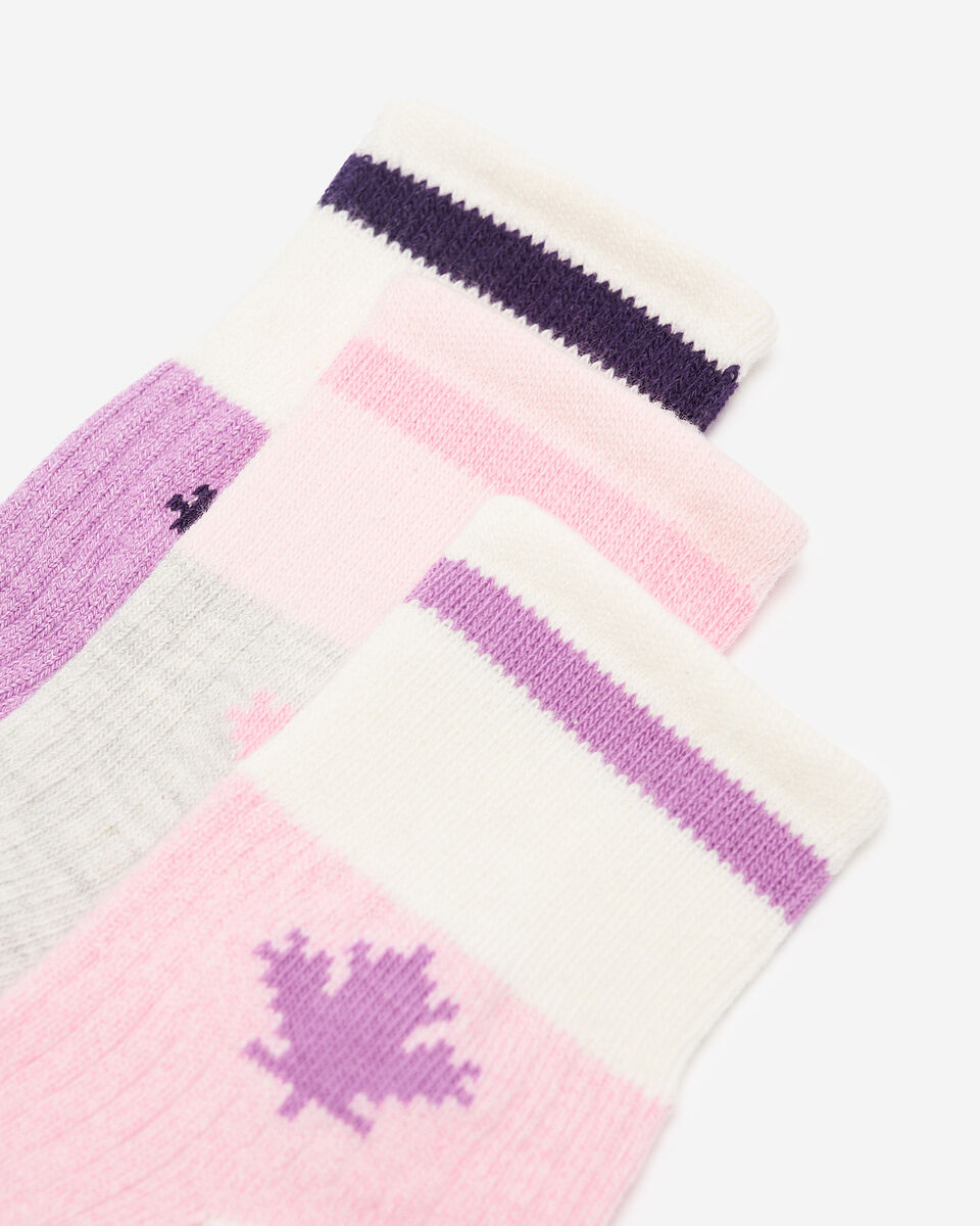 Kids Cabin Maple Sock 3 Pack