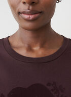 T-shirt à manches longues Cooper le castor en coton bio pour femme