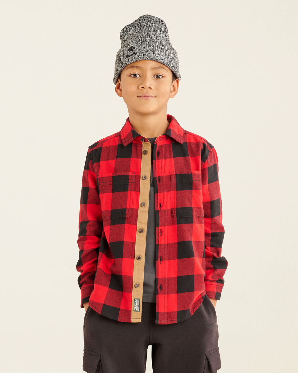 Kids Relaxed Park Plaid Shirt