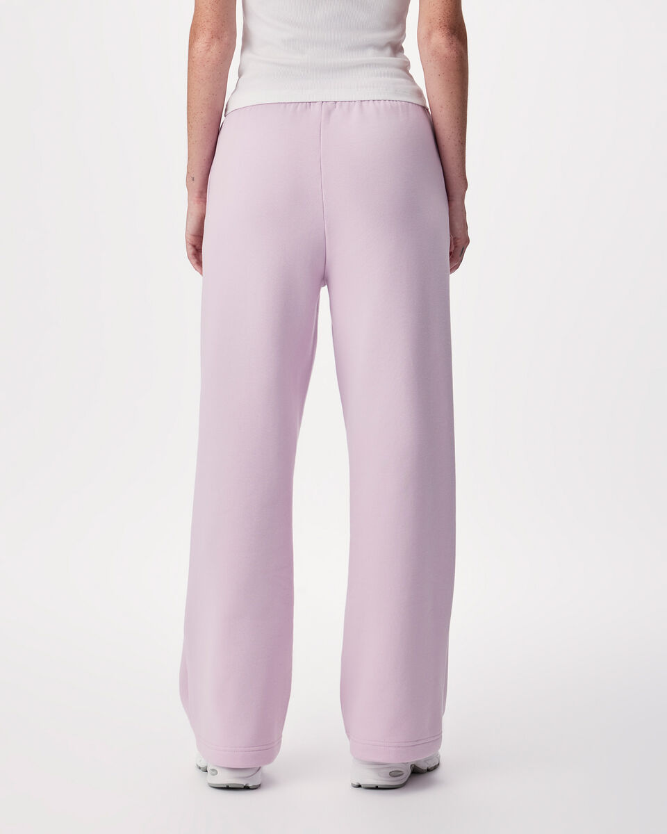 Pantalon molletonn&eacute; en coton biologique &agrave; jambe large Cooper 