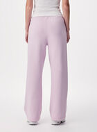 Pantalon molletonn&eacute; en coton biologique &agrave; jambe large Cooper 