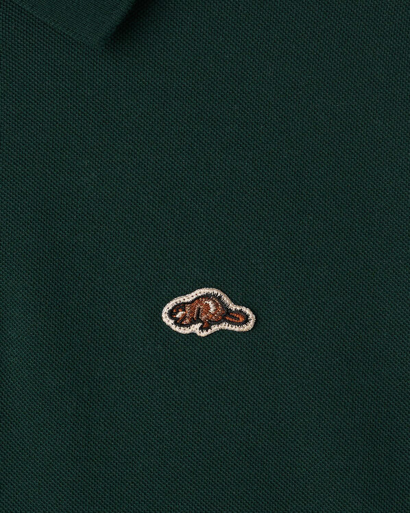 Polo en coton piqu&eacute; Castor