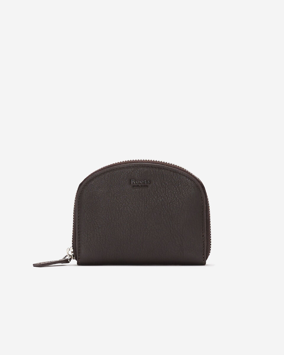 Portefeuille demi-lune en cuir Nuage