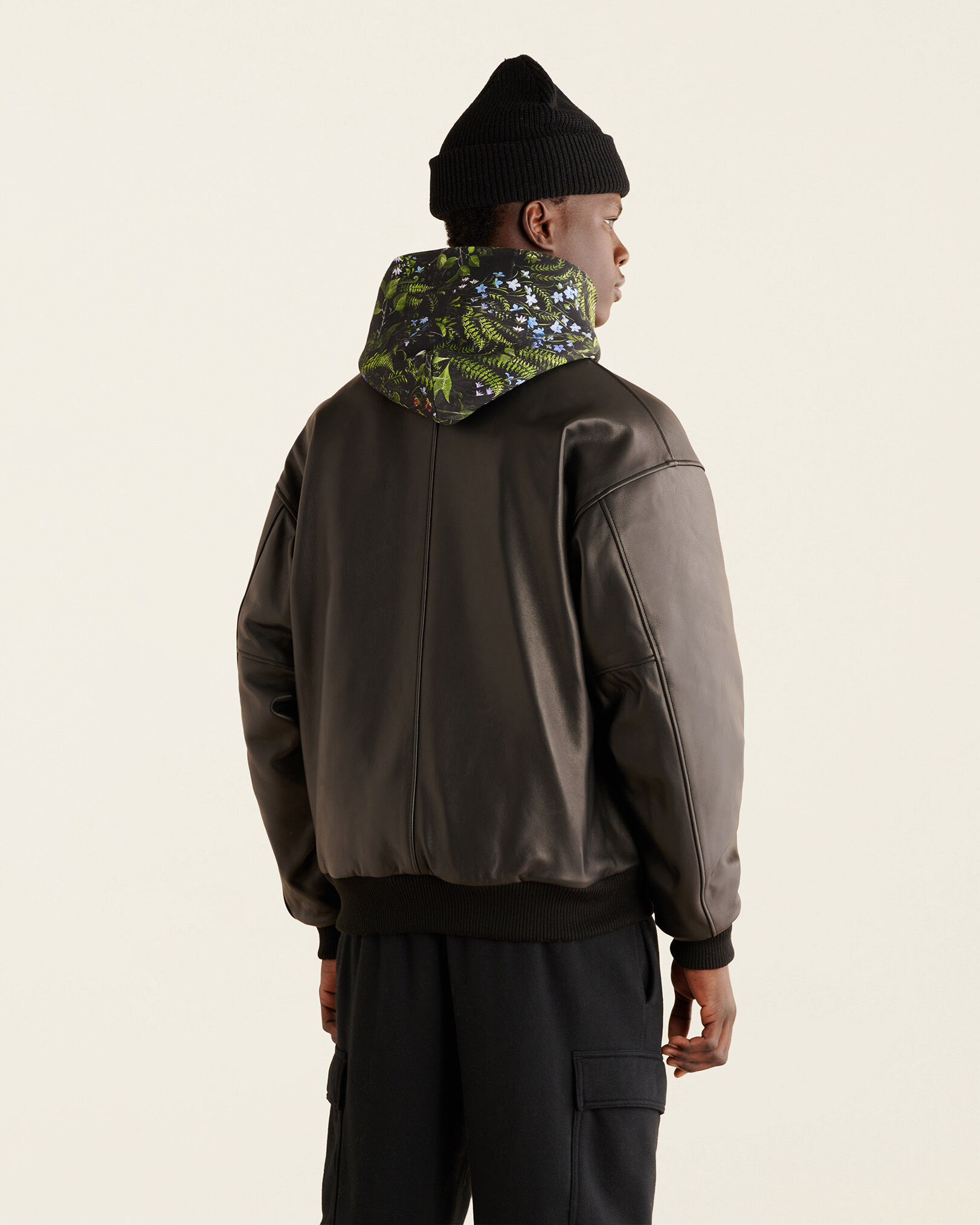 Flight jacket discount with hood