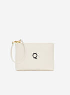 Monogram Wristlet Ivory