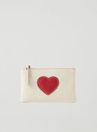 Heart Medium Zip Pouch Cervino