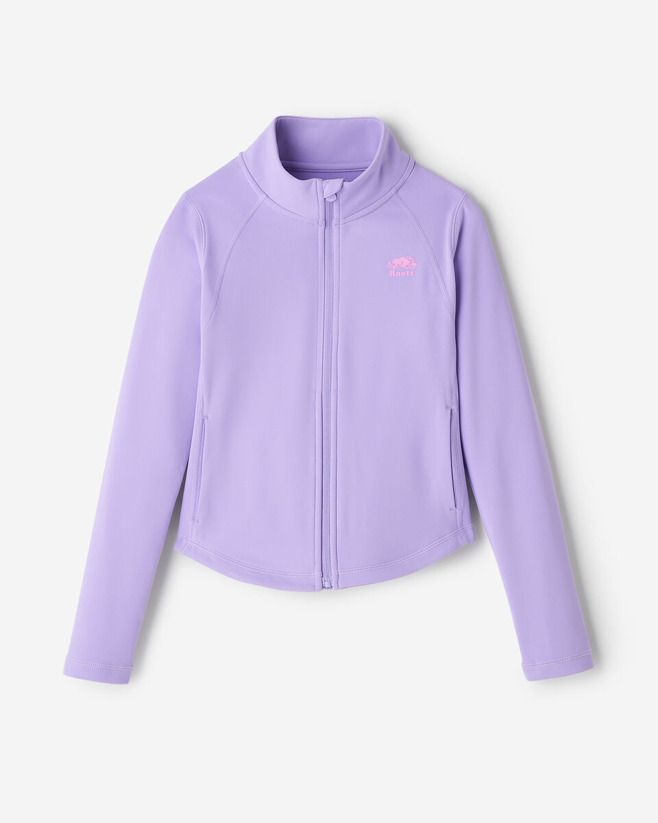 Girls Active Warm Track Jacket