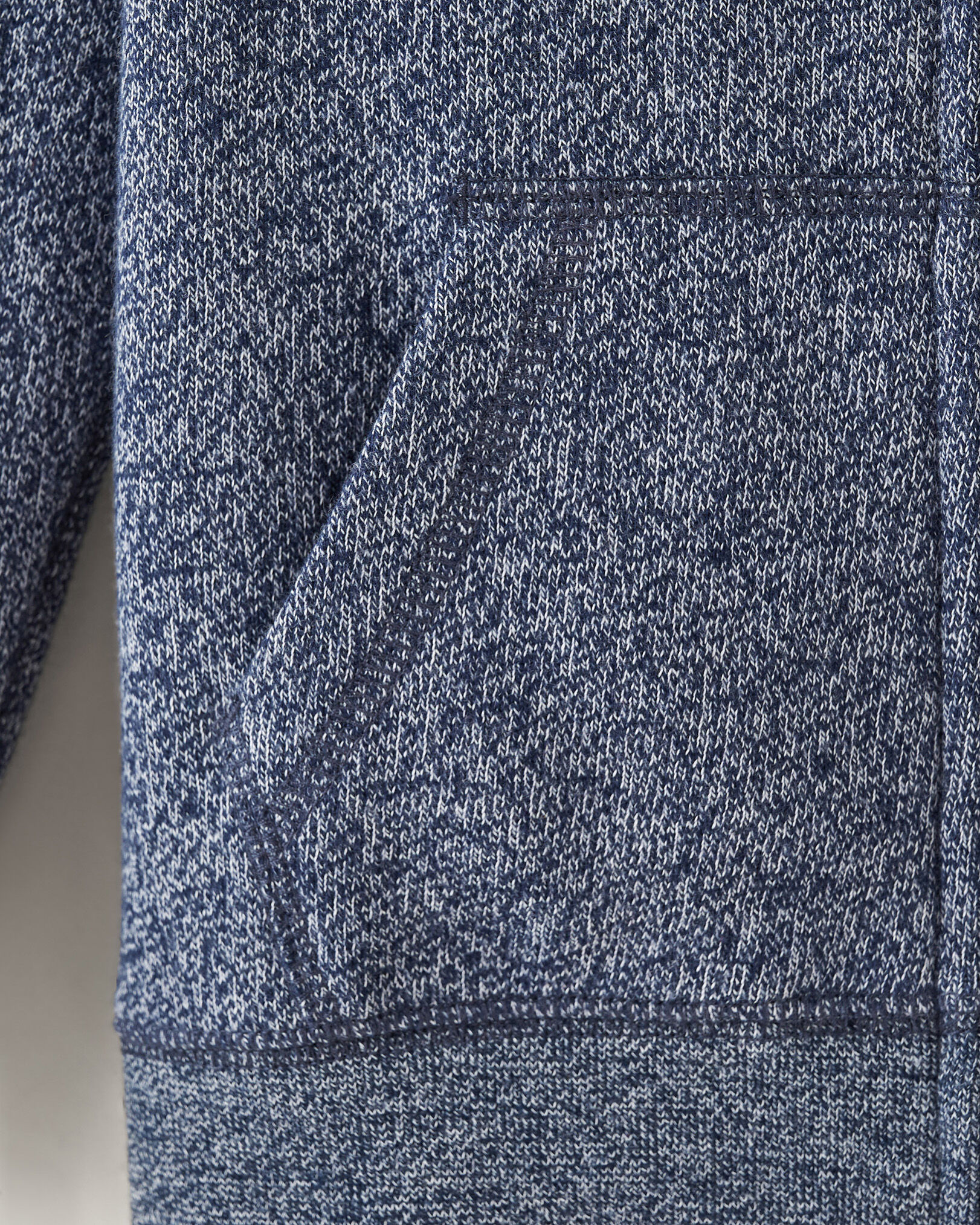 Chandail original à capuchon et glissière en coton bio pour tout-petits