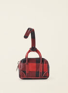 Upcycle Banff Bag Charm Cervino Park Plaid