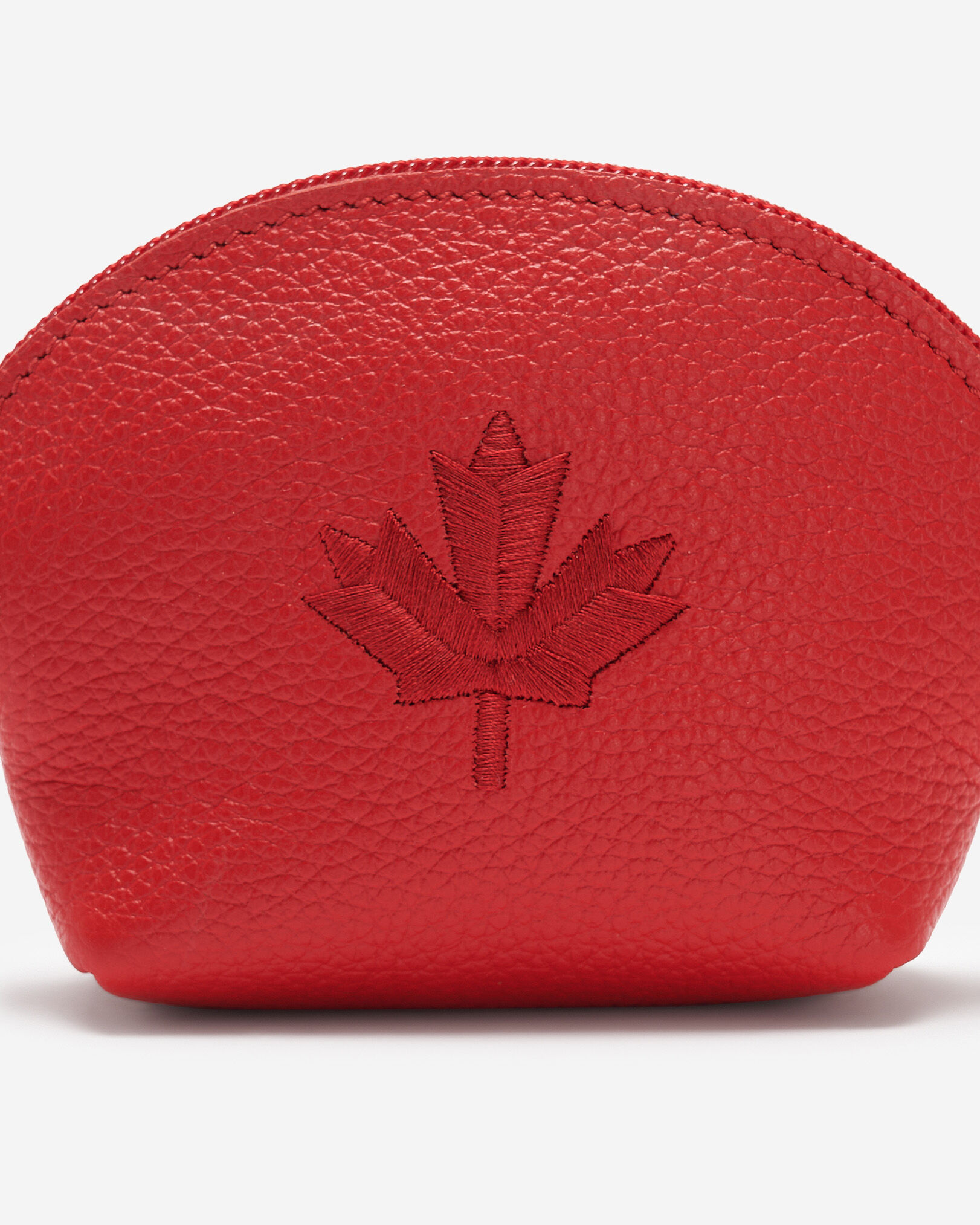 Pochette européenne Feuille d’érable en cuir Cervino