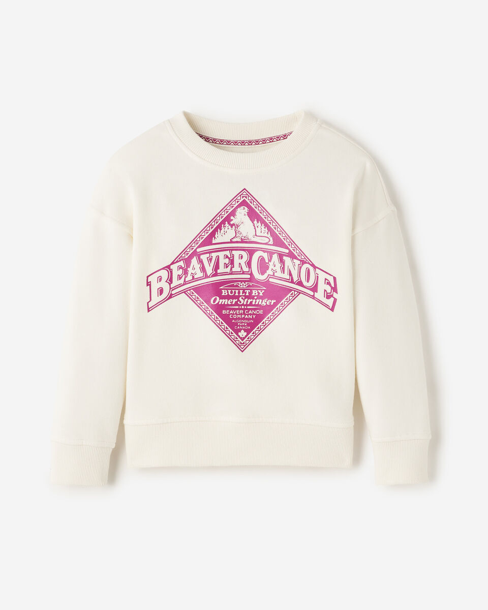Toddler Beaver Canoe Relaxed Crew Sweatshirt
