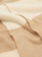 Écharpe en laine à carreaux