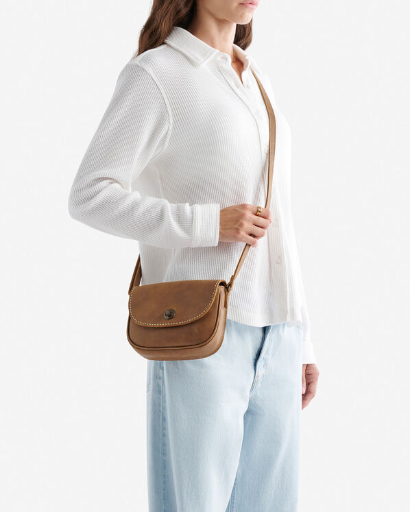 Petit sac Riverside en cuir Tribe