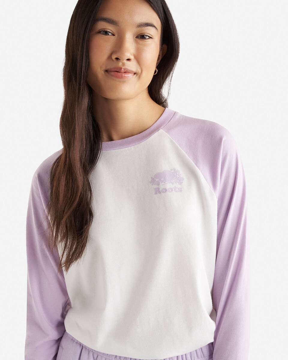 T-shirt style baseball Cooper en coton bio pour femme