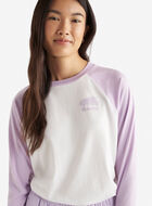 T-shirt style baseball Cooper en coton bio pour femme