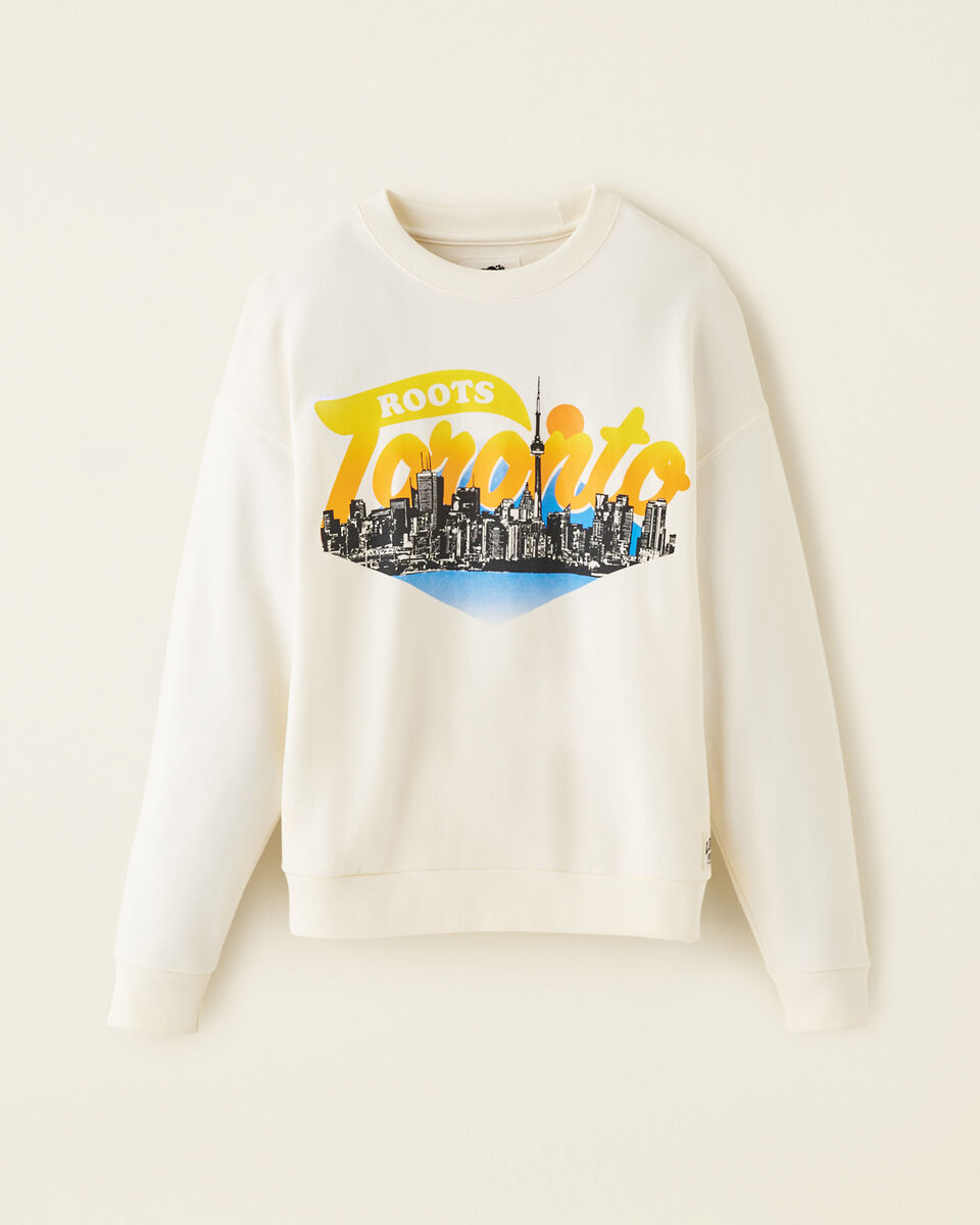 Roots Toronto Landscape Crew Sweatshirt Gender Free. 1