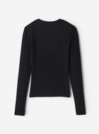 Roam Rib Fitted Long Sleeve Top