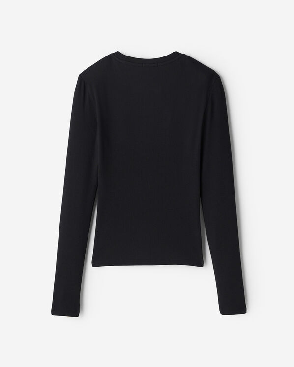 Roam Rib Fitted Long Sleeve Top