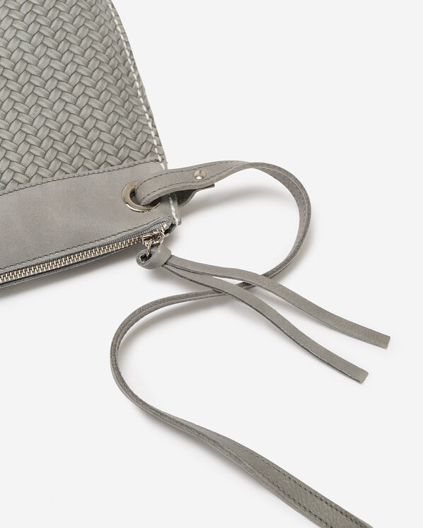 Sac Edie en cuir tress&eacute;