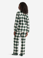 Womens Plaid Pajama Set