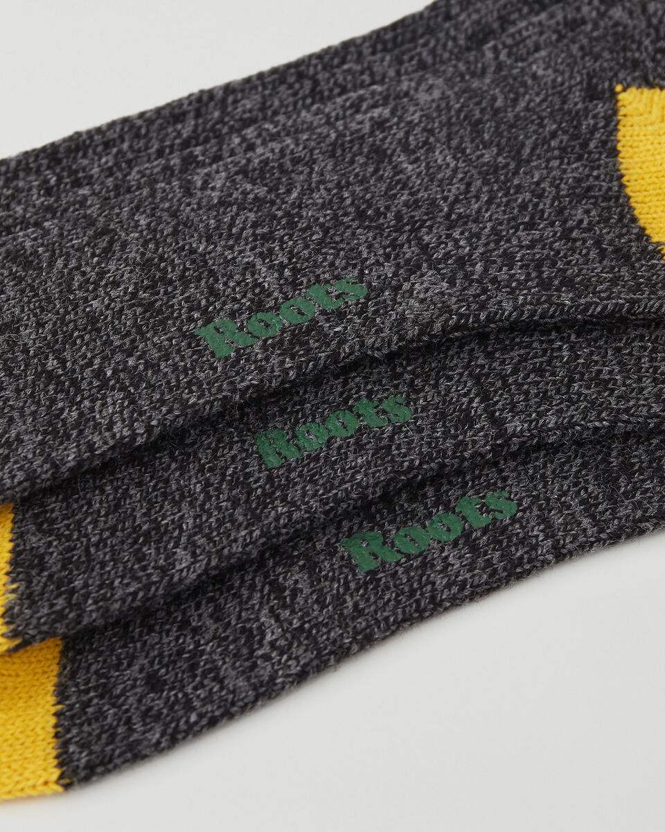 Mens Roots Pop Cabin Sock 3 Pack