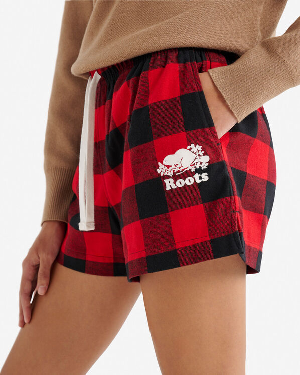 Short de pyjama à carreaux pour femmes Short de pyjama à carreaux pour femmes