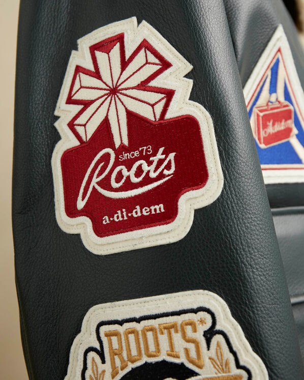 Blouson aviateur Roots x Adidem Asterisks