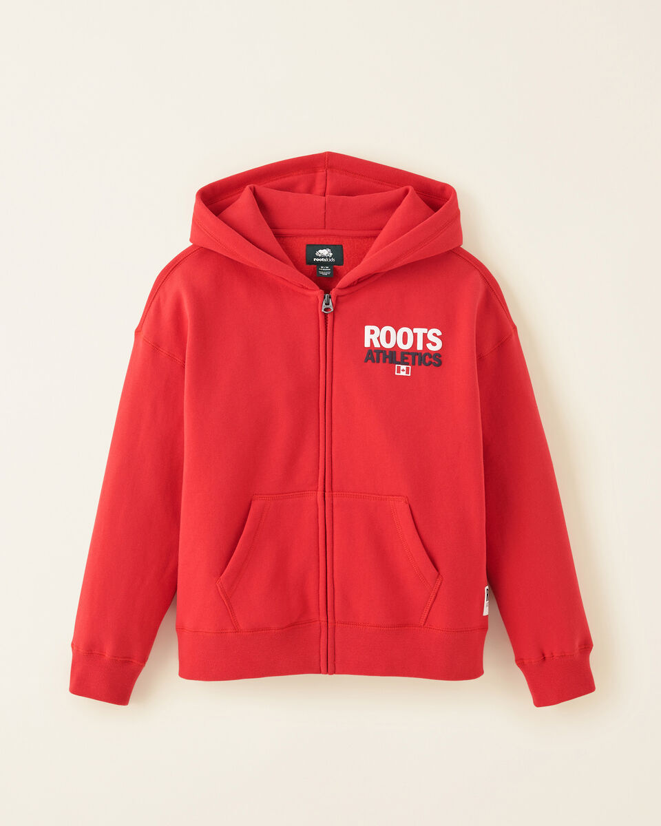 Chandail à capuchon à glissière Roots Athletics pour enfants