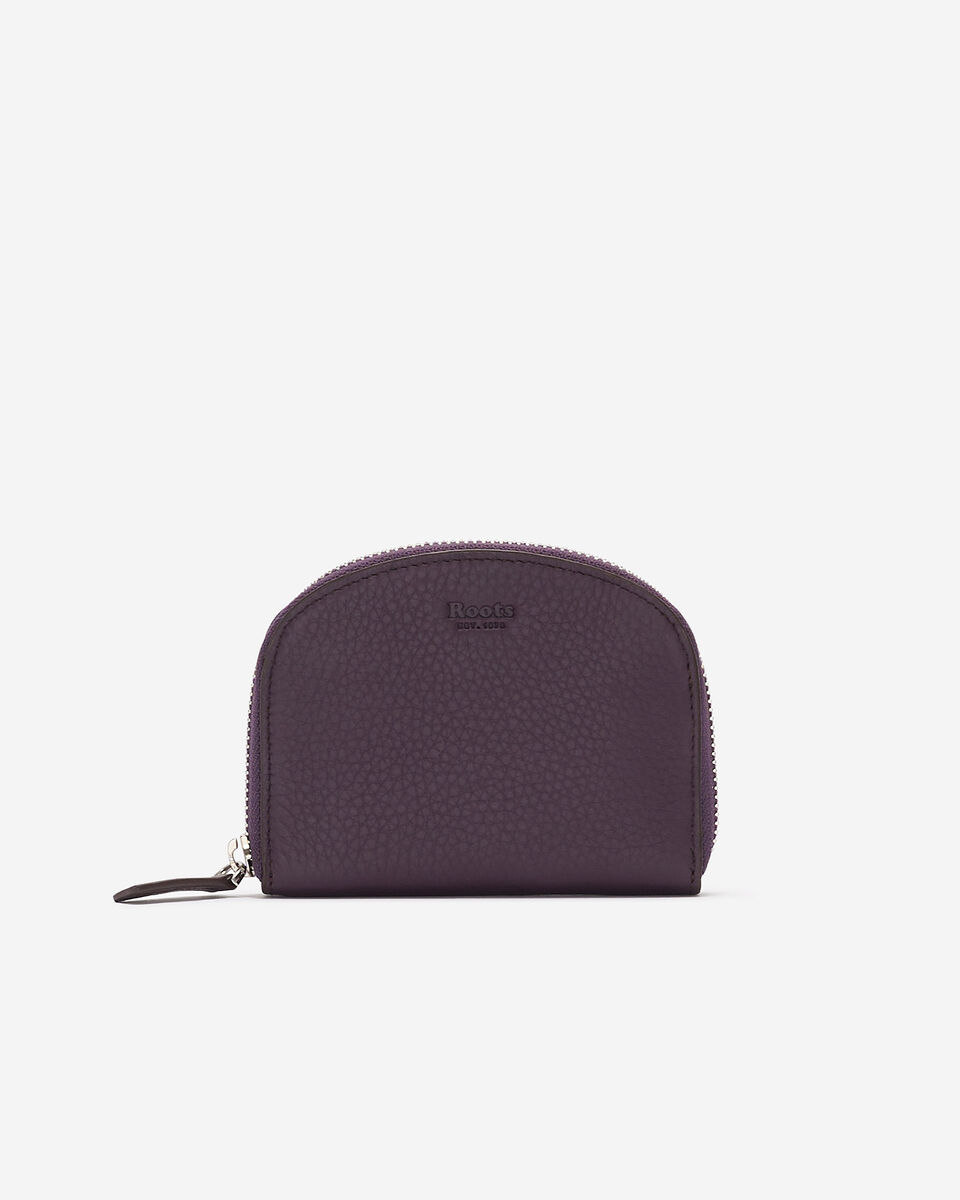 Portefeuille demi-lune en cuir Nuage