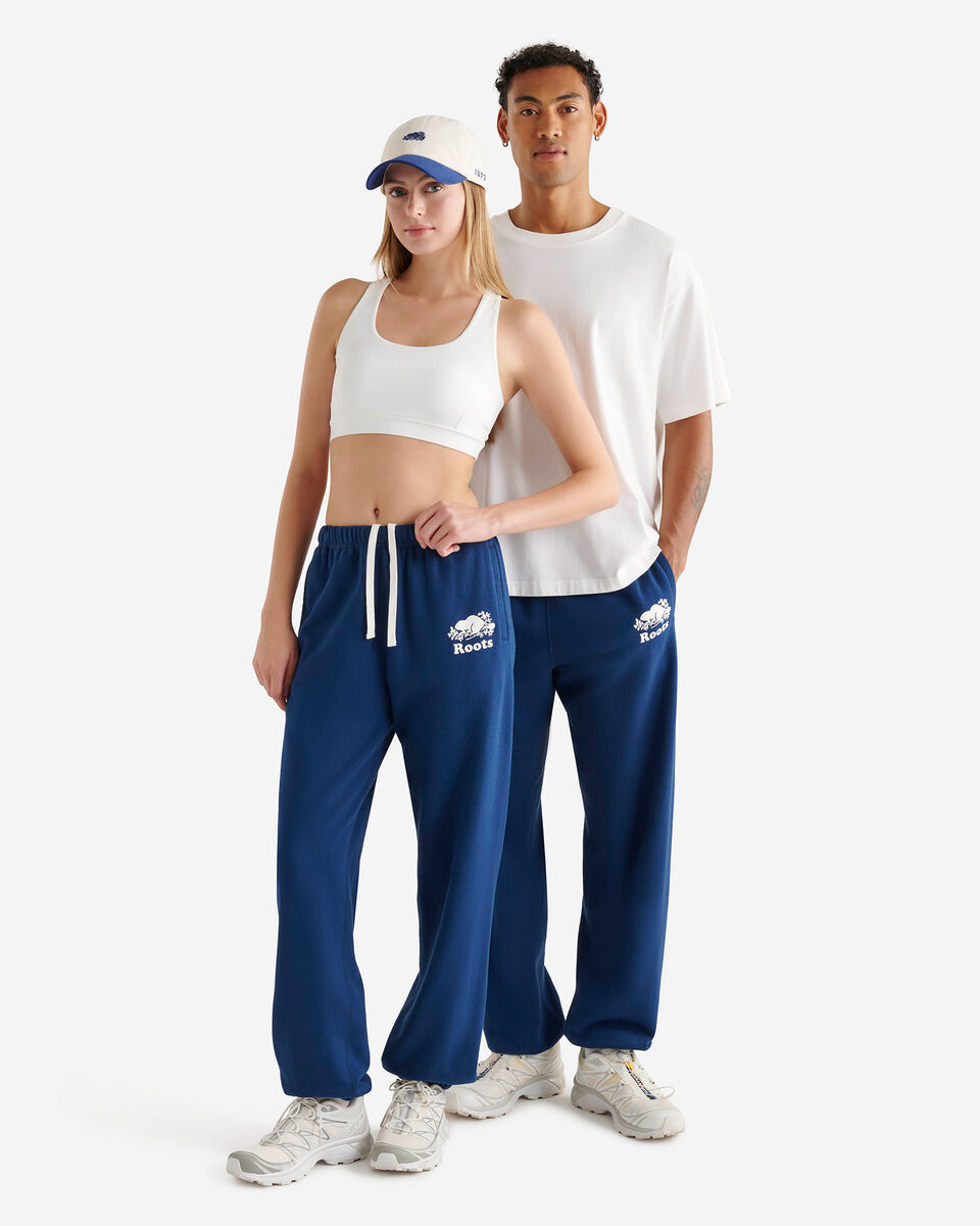 Pantalon original ample en molleton  en coton bio
